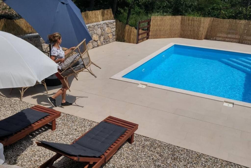 Holiday Home With Private Pool Near Opatija Jurdani ภายนอก รูปภาพ